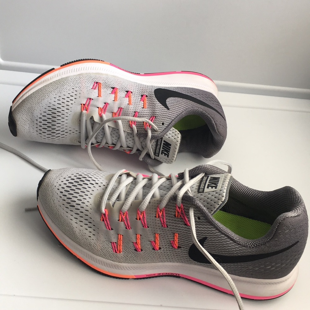 Nike Zoom Pegasus 33 knitted athletic sneakers - Picture 7 of 8